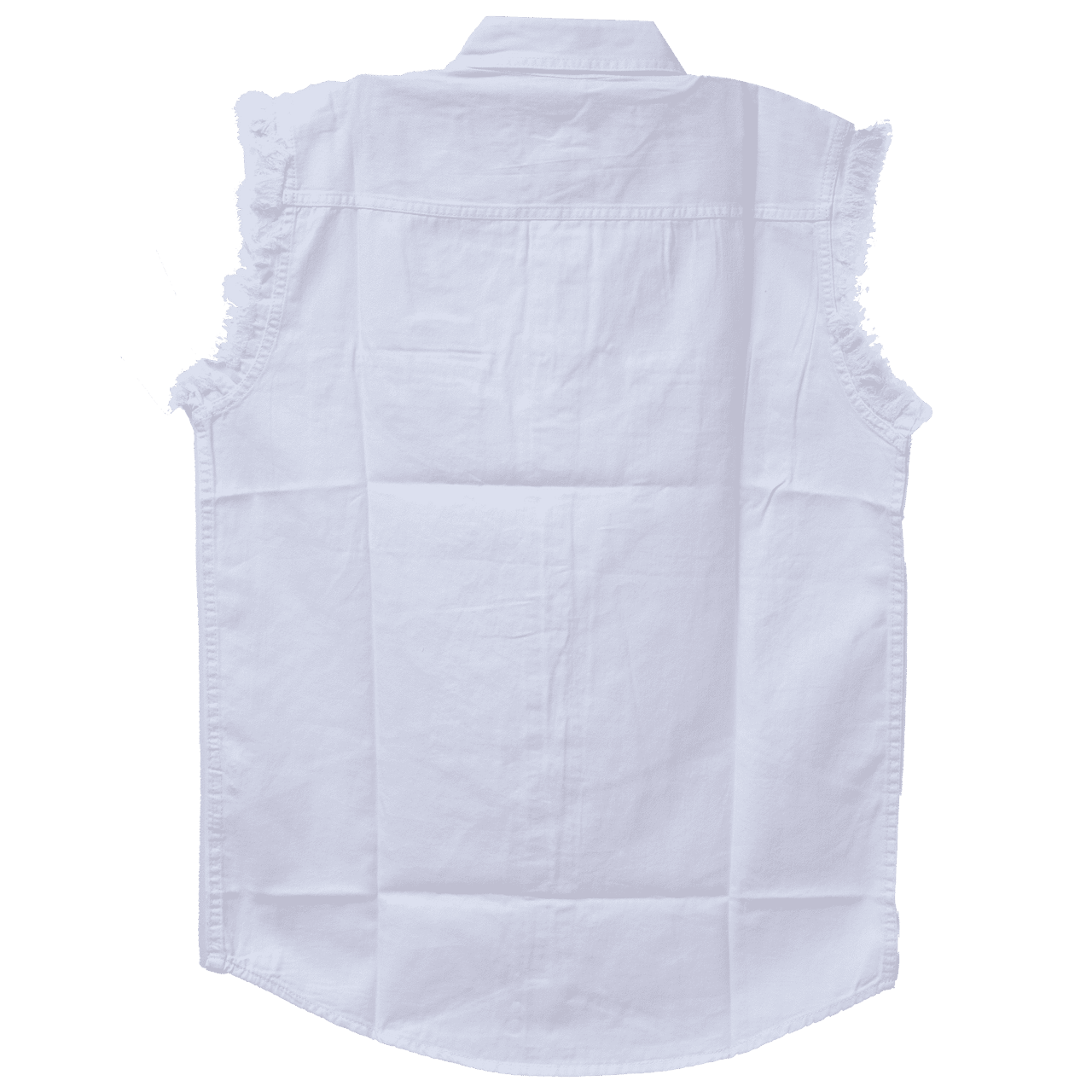 Vance-VB704-Mens-Biker-Motorcycle-White-Cut-Off-Sleeveless-Shirt-back-view