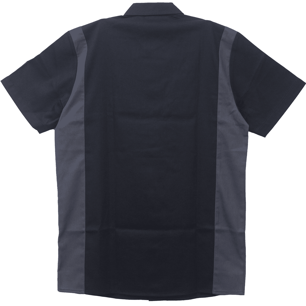 Vance-VB771BG-Mens-Work-Shirts-Black-with-Grey-sides-rear-view