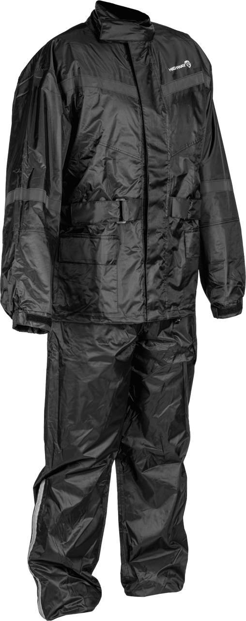 Highway-21-Black-2-Piece-Rainsuit-Motorcycle-Rain-Gear-main