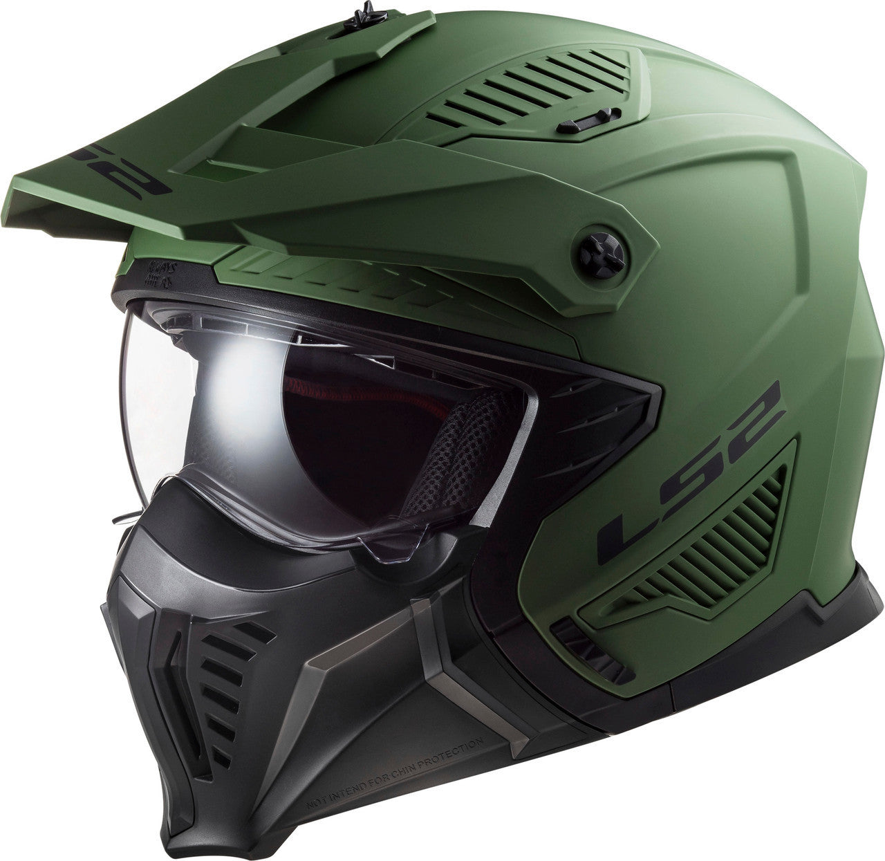 LS2-Drifter-Solid-Open-Face-Motorcycle-Helmet-Sunshield-green-main