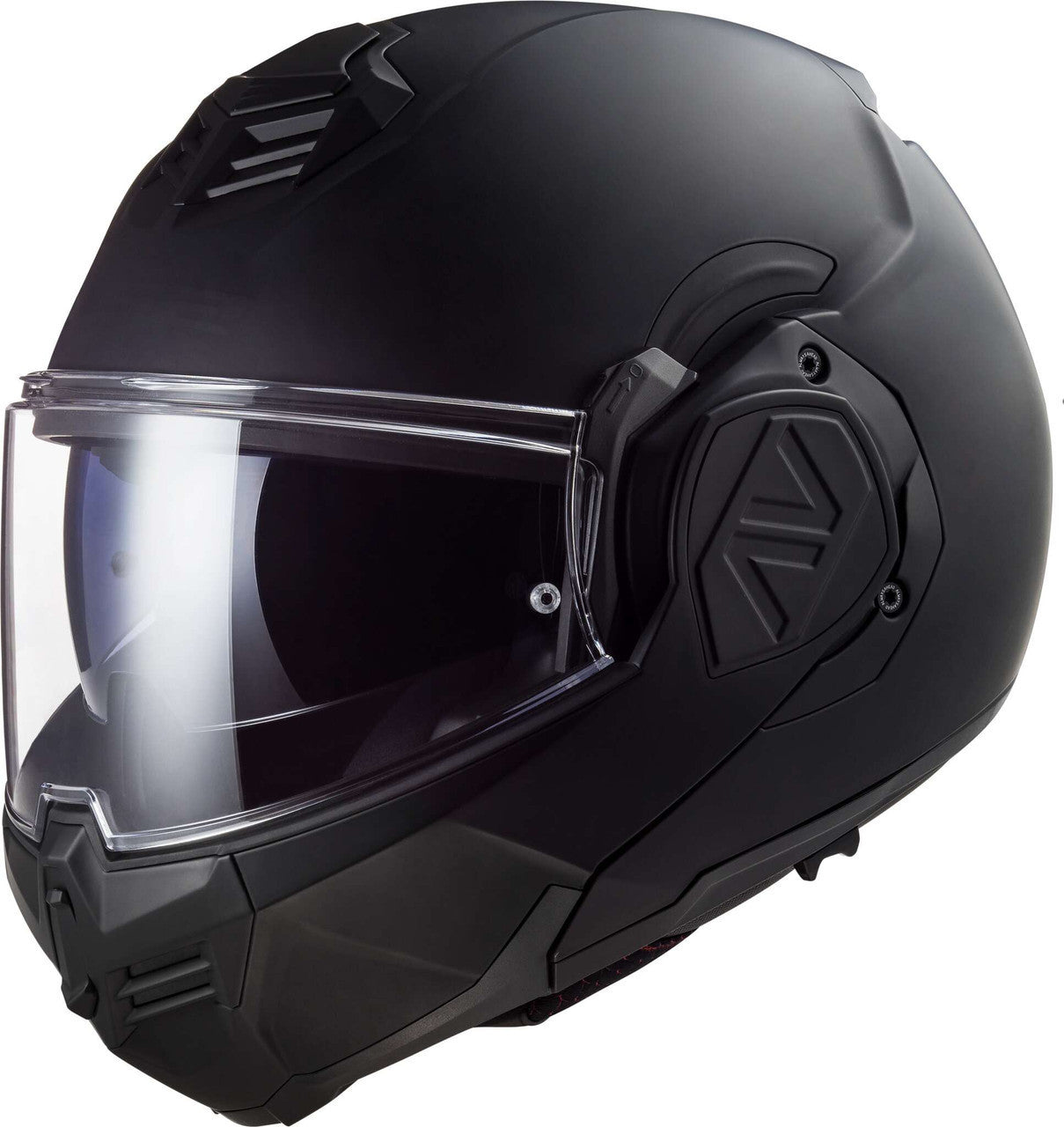 LS2-Advant-Noir-Matte-Black-Modular-Motorcycle-Helmet-With-Sunshield-main