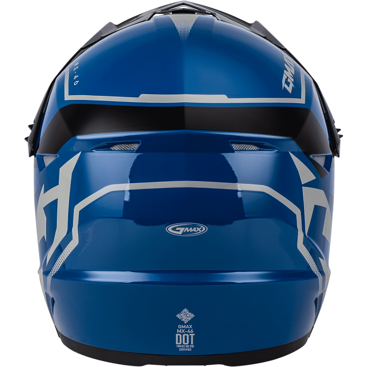 Gmax-Youth-MX-46-Compound-Off-Road-Motorcycle-Helmet-blue-black-grey-back-view