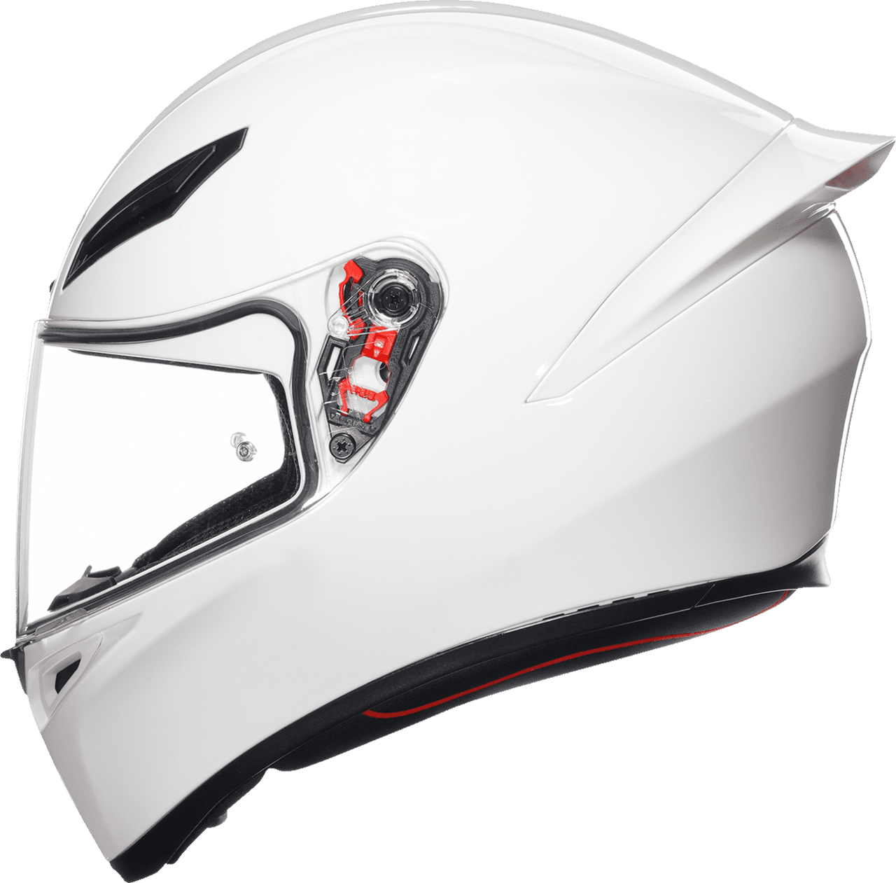 AGV-K1-S-Solid-Full-Face-Motorcycle-Helmet-white-side-view