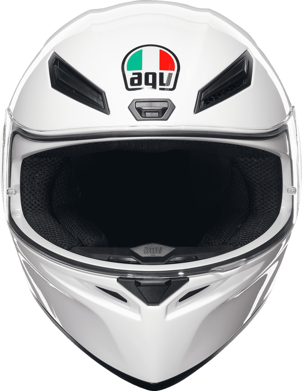 AGV-K1-S-Solid-Full-Face-Motorcycle-Helmet-white-front-view