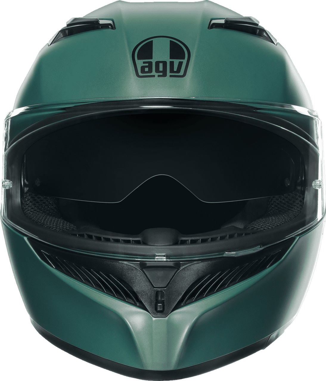 AGV-K3-Mono-Solid-Full-Face-Motorcycle-Helmet-green-front-view