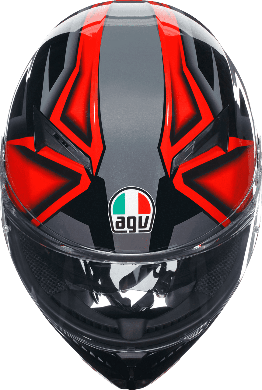 AGV-K3-Compound-Full-Face-Motorcycle-Helmet-Black-Red-top-view