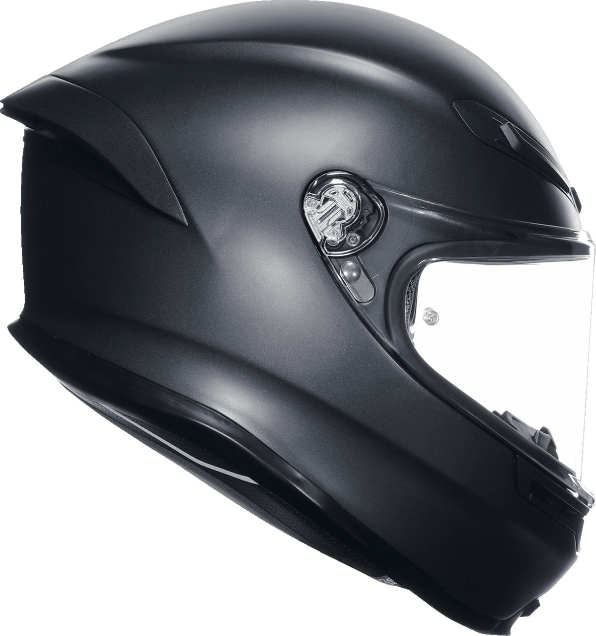 AGV-K6-S-Solid-Full-Face-Motorcycle-Helmet-matte-black-side-view