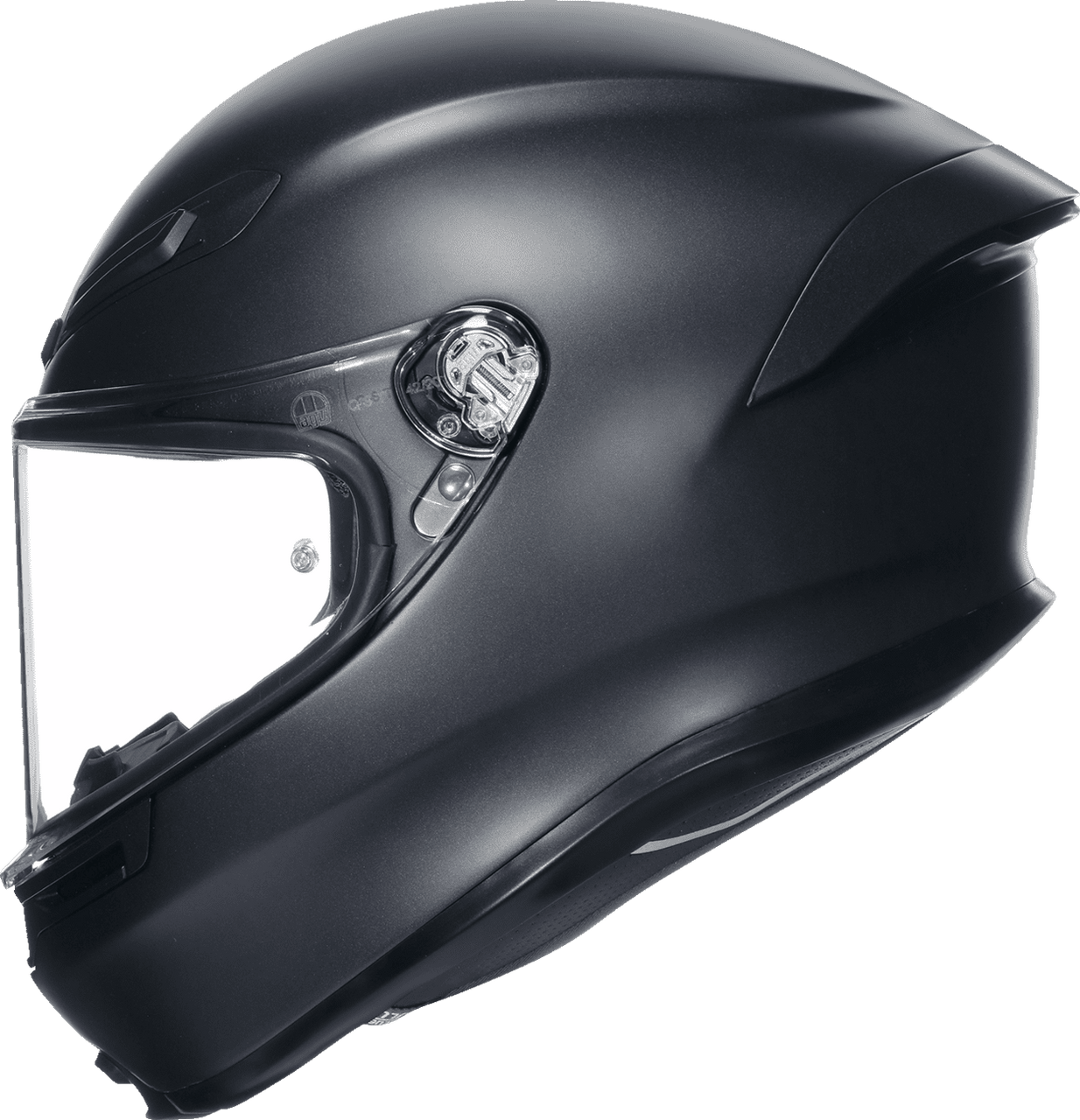 AGV-K6-S-Solid-Full-Face-Motorcycle-Helmet-matte-black-side-view