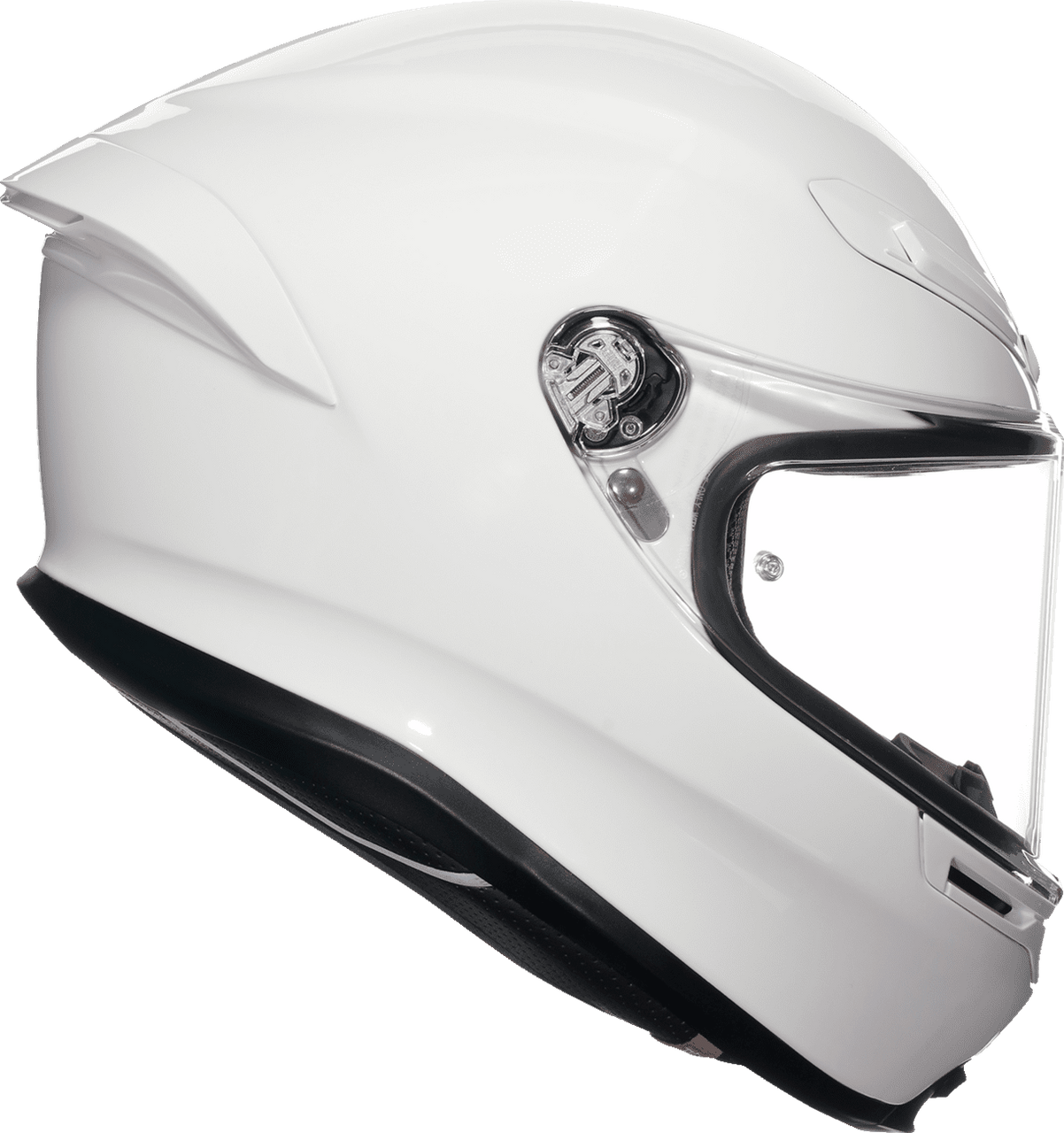 AGV-K6-S-Solid-Full-Face-Motorcycle-Helmet-white-side-view