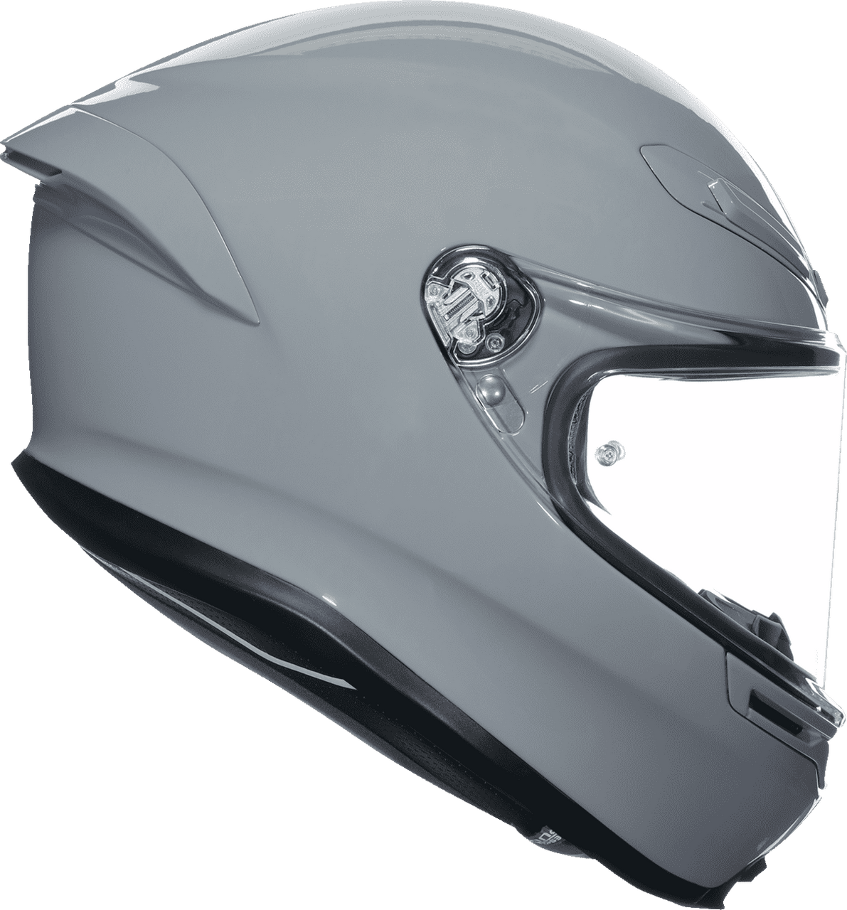 AGV-K6-S-Solid-Full-Face-Motorcycle-Helmet-grey-side-view