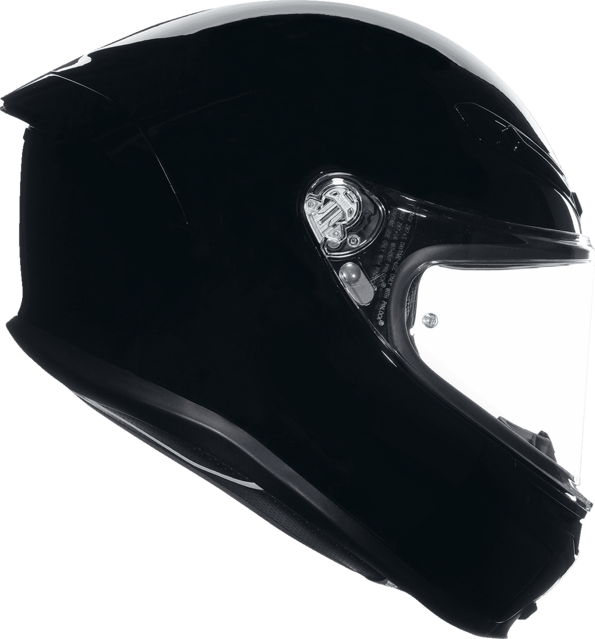 AGV-K6-S-Solid-Full-Face-Motorcycle-Helmet-black-side-view