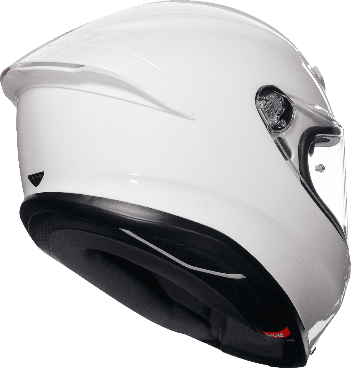 AGV-K6-S-Solid-Full-Face-Motorcycle-Helmet-white-back-side-view