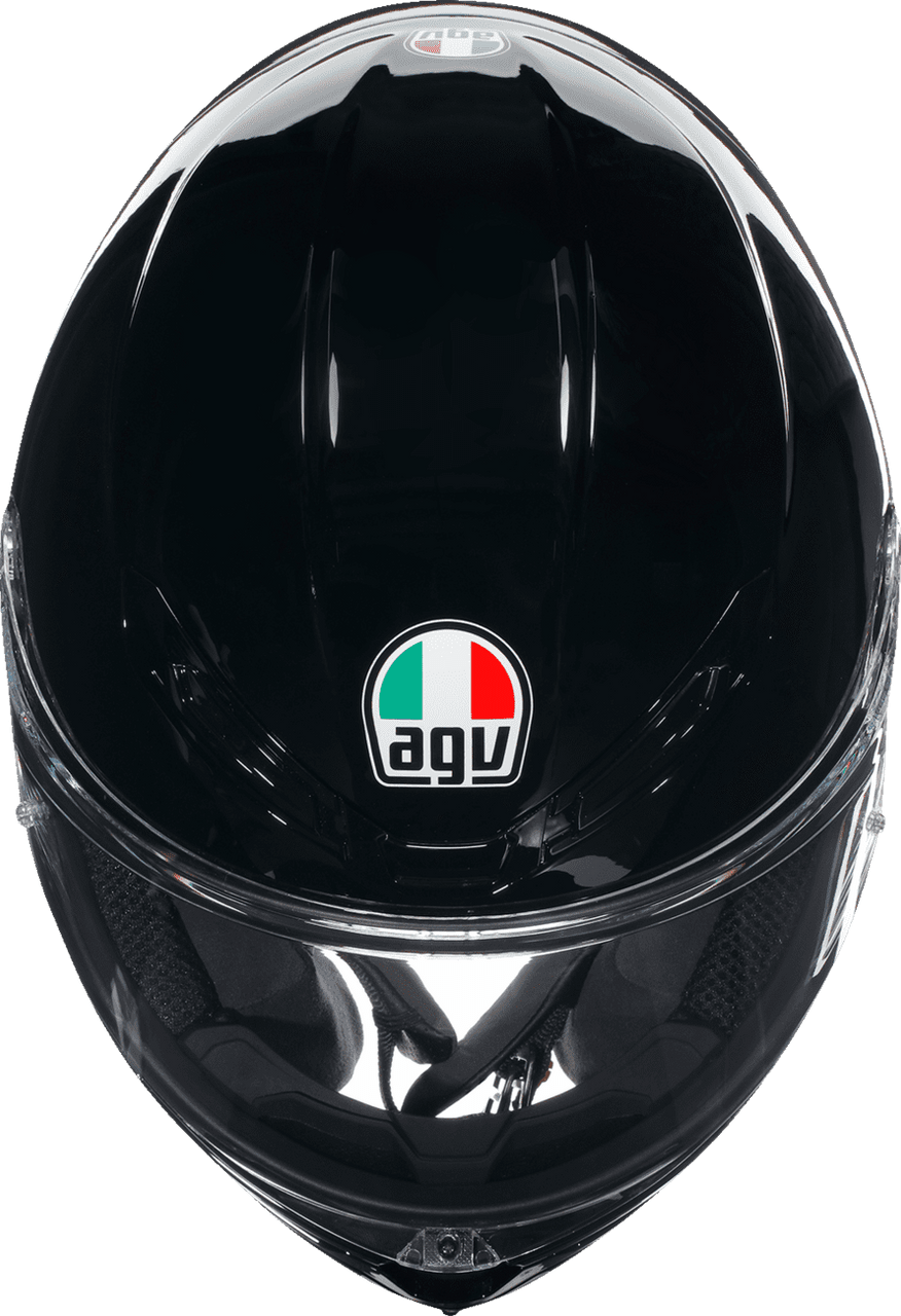 AGV-K6-S-Solid-Full-Face-Motorcycle-Helmet-black-top-view