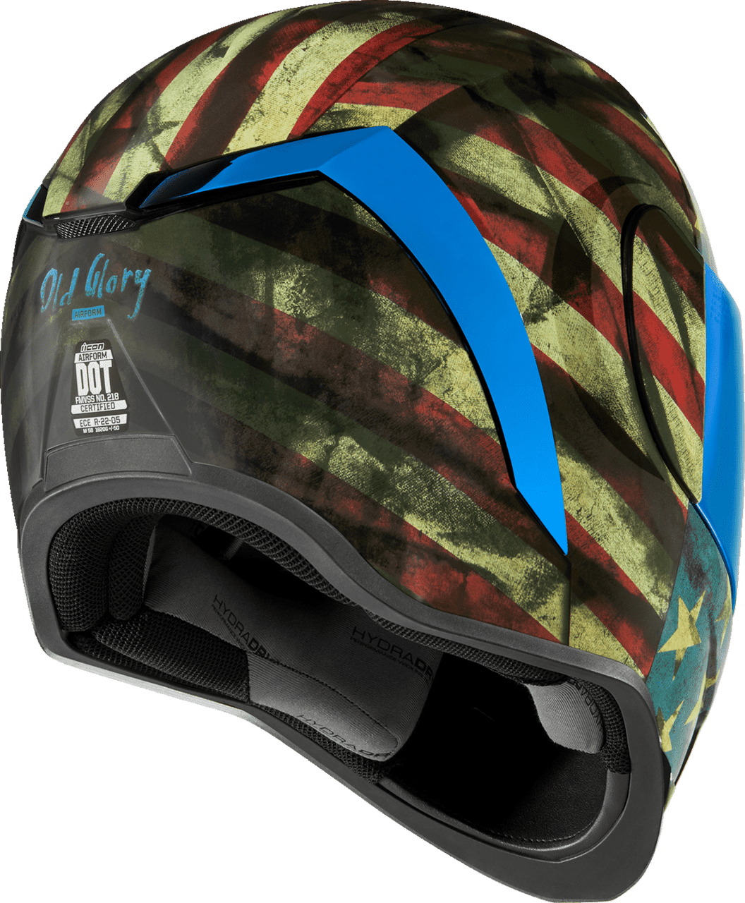 Icon-Airform-Old-Glory-Full-Face-Motorcycle-Helmet-back-view