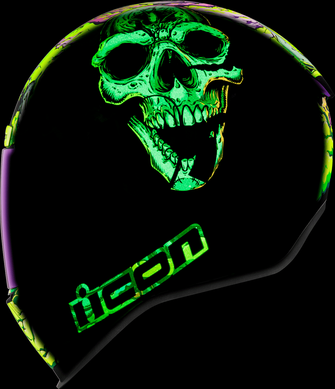 Icon-Airform-Hippy-Dippy-Full-Face-Motorcycle-Helmet-night-view