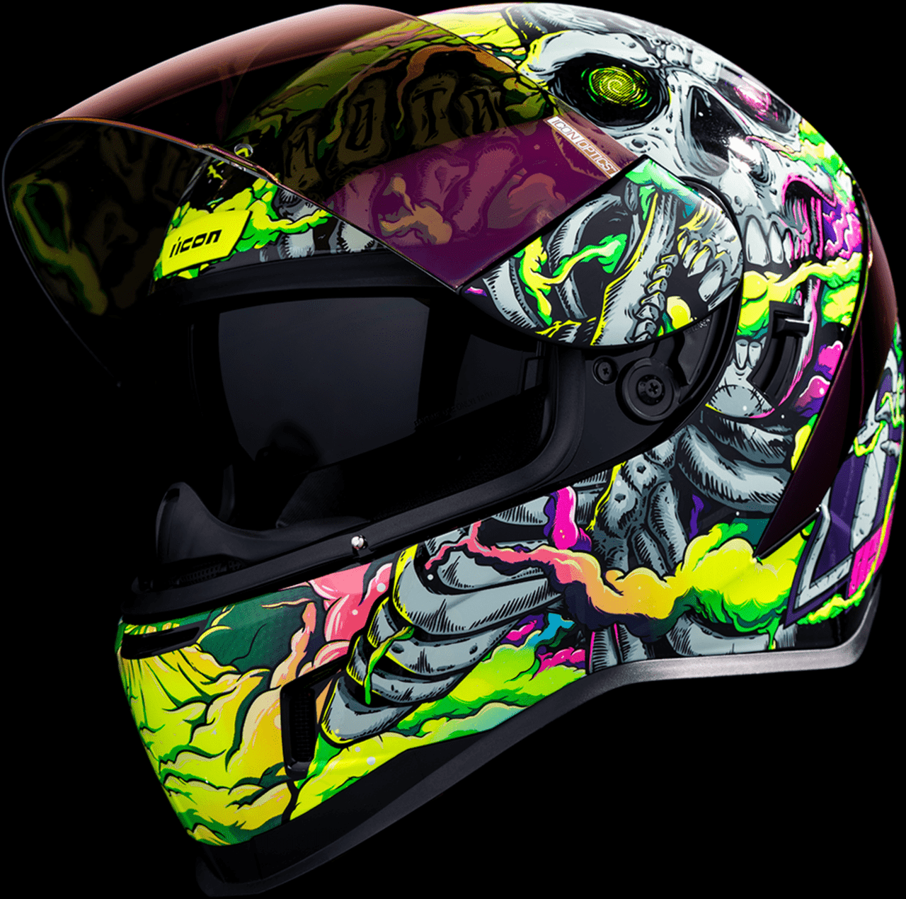 Icon-Airform-Hippy-Dippy-Full-Face-Motorcycle-Helmet-open-visor