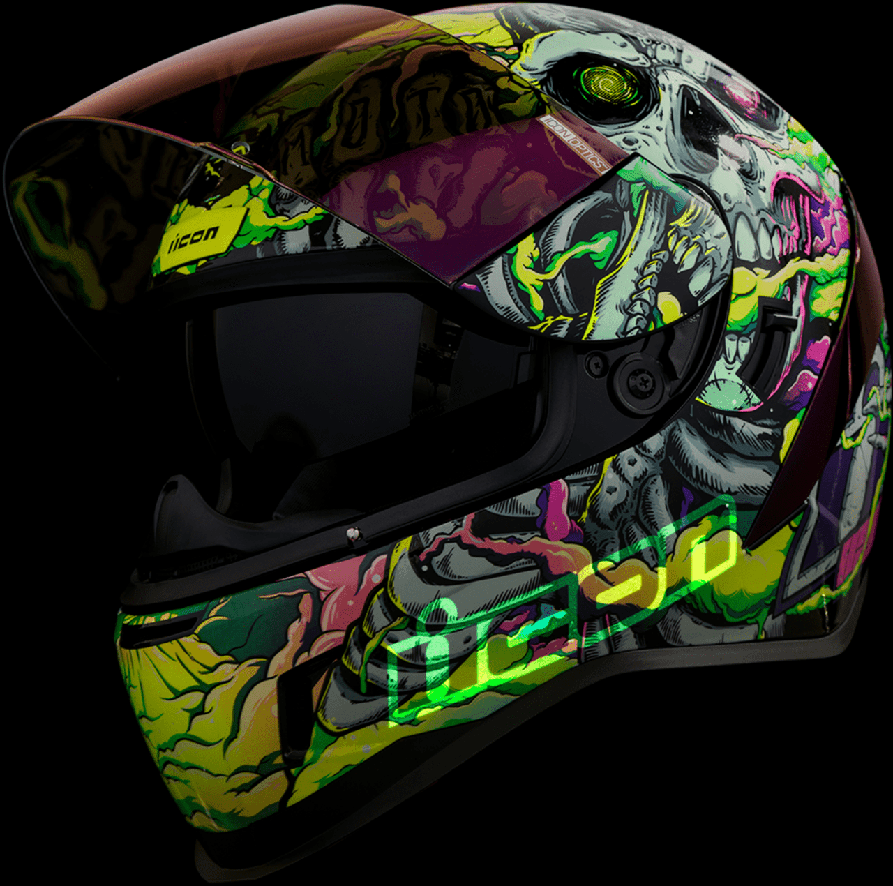 Icon-Airform-Hippy-Dippy-Full-Face-Motorcycle-Helmet-open-visor