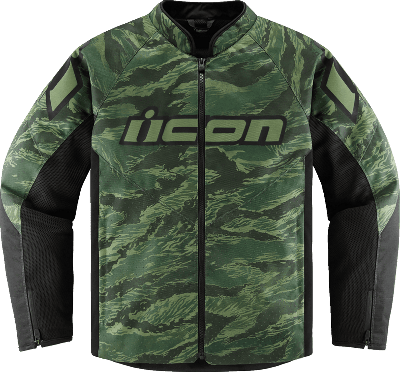 Icon-Mens-Hooligan-CE-Tigers-Blood-Motorcycle-Jacket-Green-Main