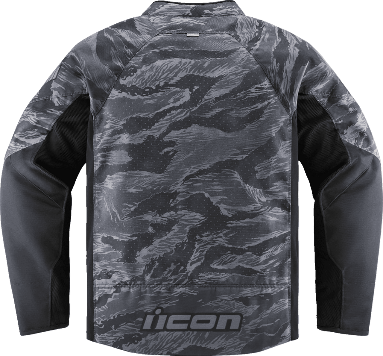 Icon-Mens-Hooligan-CE-Tigers-Blood-Motorcycle-Jacket-Grey-Back-View