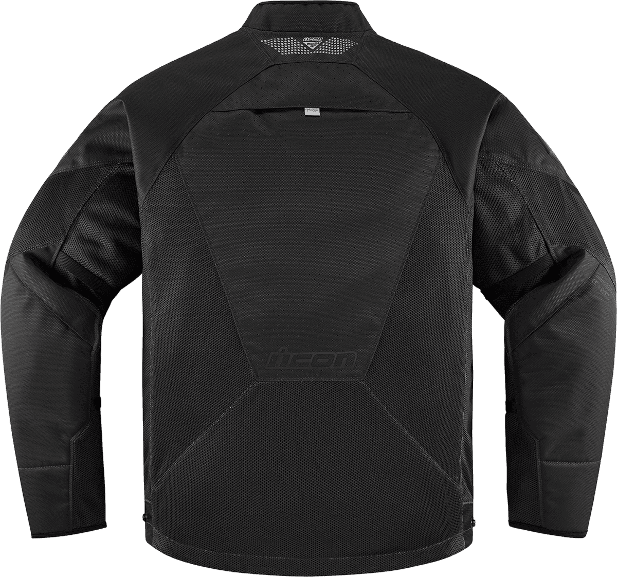 Icon-Mens-Mesh-AF-Motorcycle-Jacket-Black-back-view