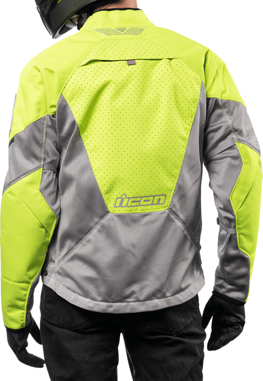 Icon-Mens-Mesh-AF-Motorcycle-Jacket-grey/hi-viz-fit-detail-view