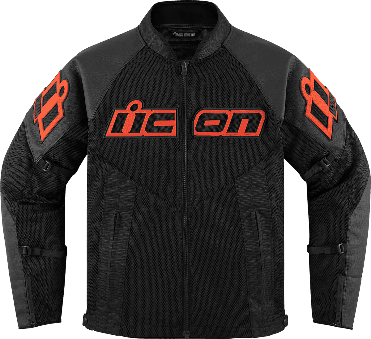 Icon-Mens-Mesh-AF-Leather-Motorcycle-Jacket-Black-Red-main