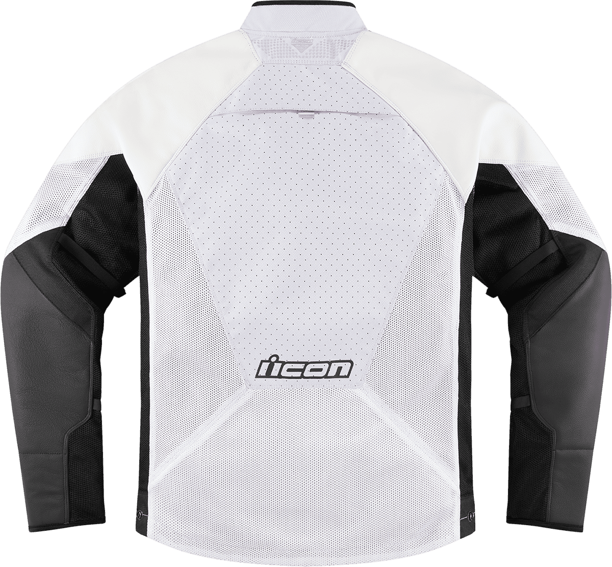 Icon-Mens-Mesh-AF-Leather-Motorcycle-Jacket-Black-White-back-view