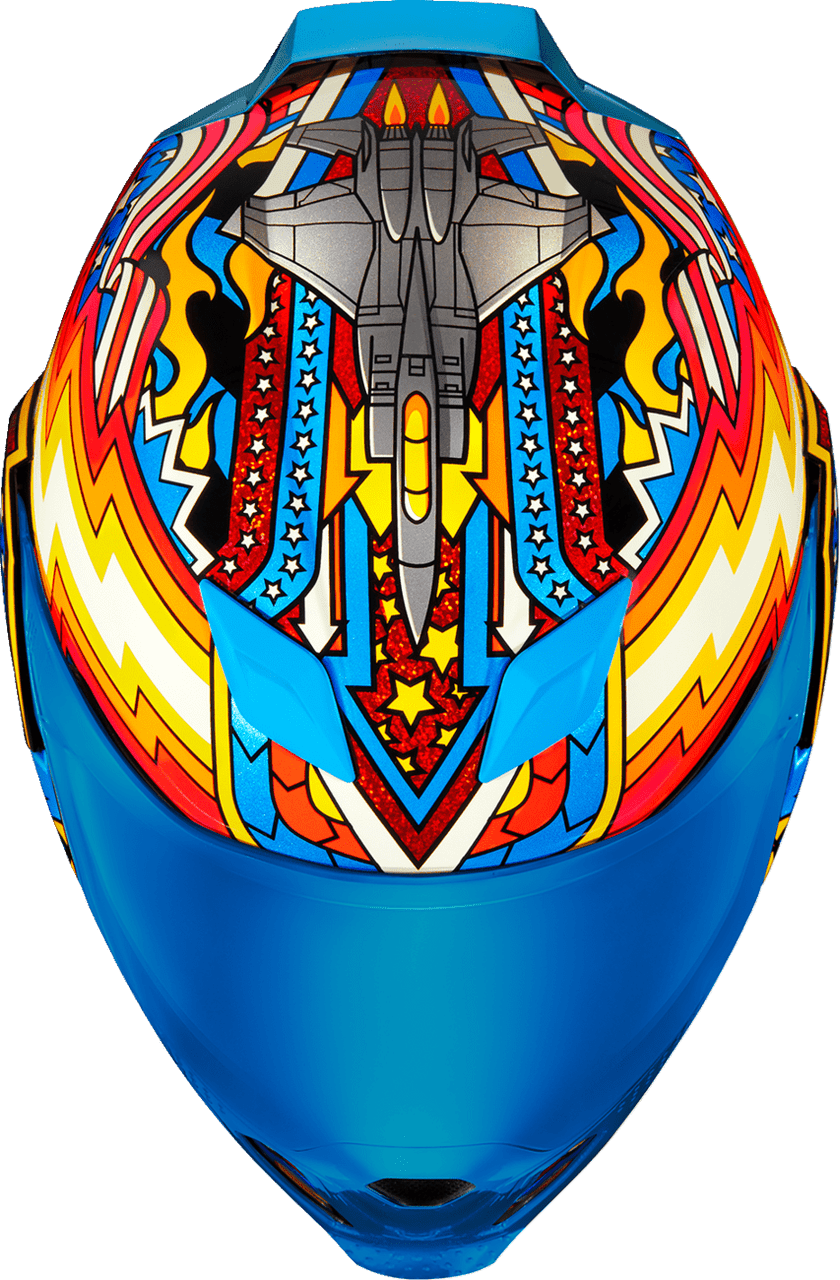 Icon-Airflite-Fly-Boy-Full-Face-Motorcycle-Helmet-top-view