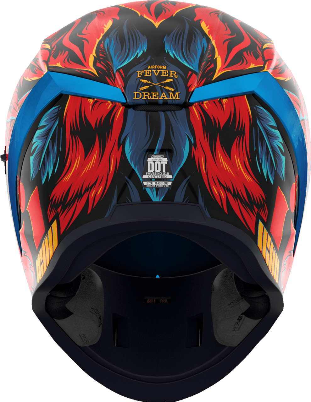 Icon-Airform-Fever-Dream-Full-Face-Motorcycle-Helmet-back-view