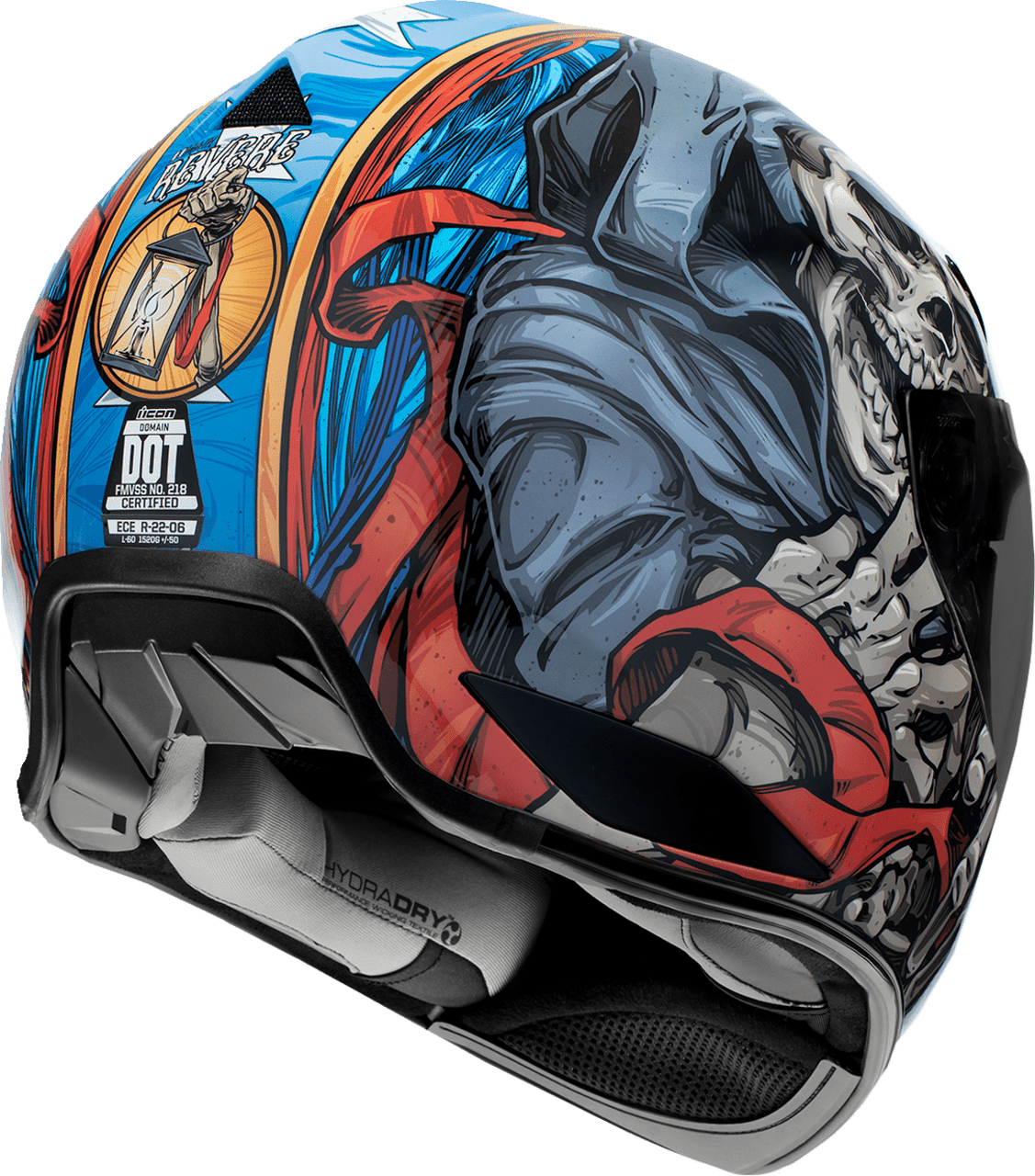 Icon-Domain-Revere-Full-Face-Motorcycle-Helmet-back-view