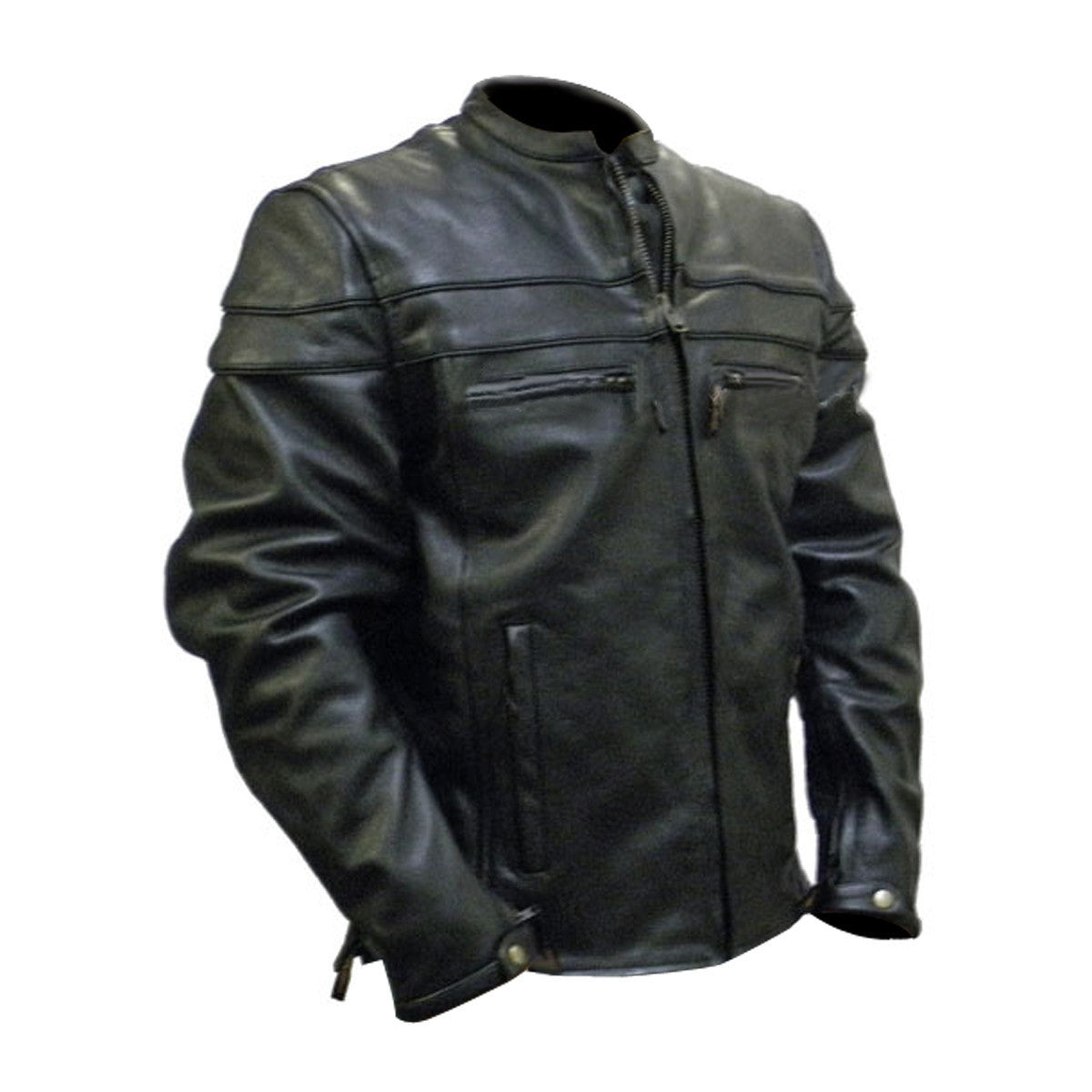 Jafrum-Mens-MJ531-Leather-Motorcycle-Jacket-main