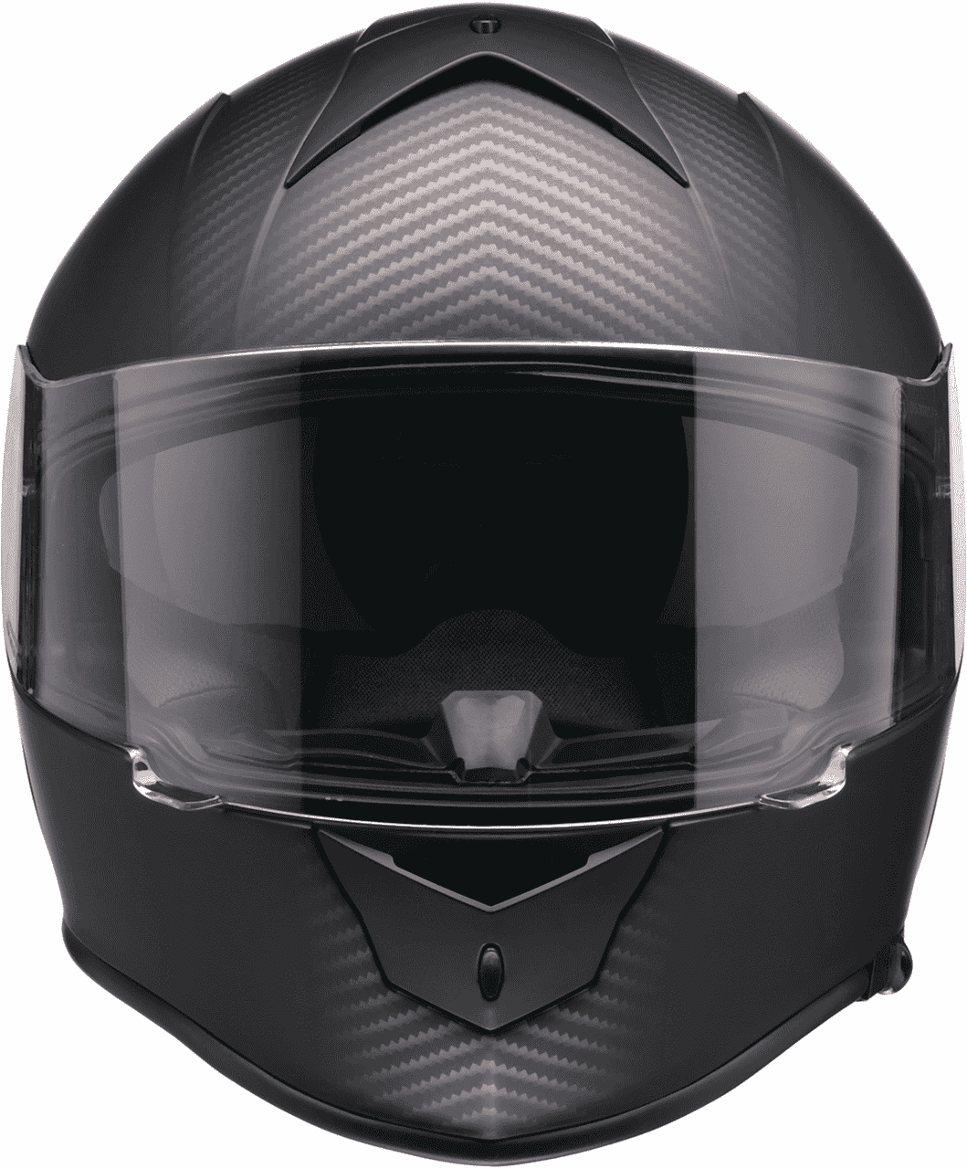 /z1r-warrant-carbon-full-face-motorcycle-helmet-black-front-view