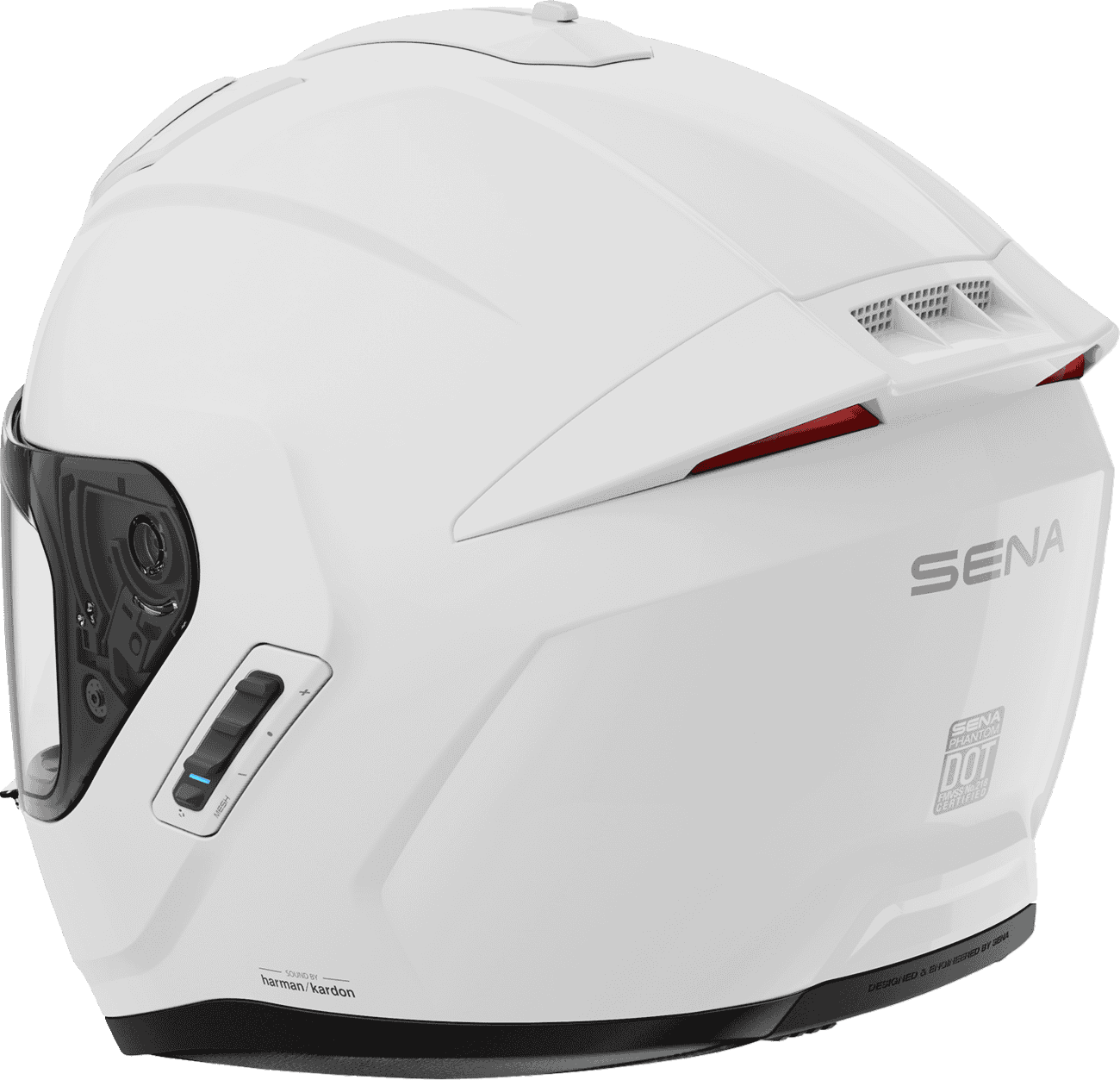 Sena Phantom Full Face Smart Motorcycle Bluetooth Helmet