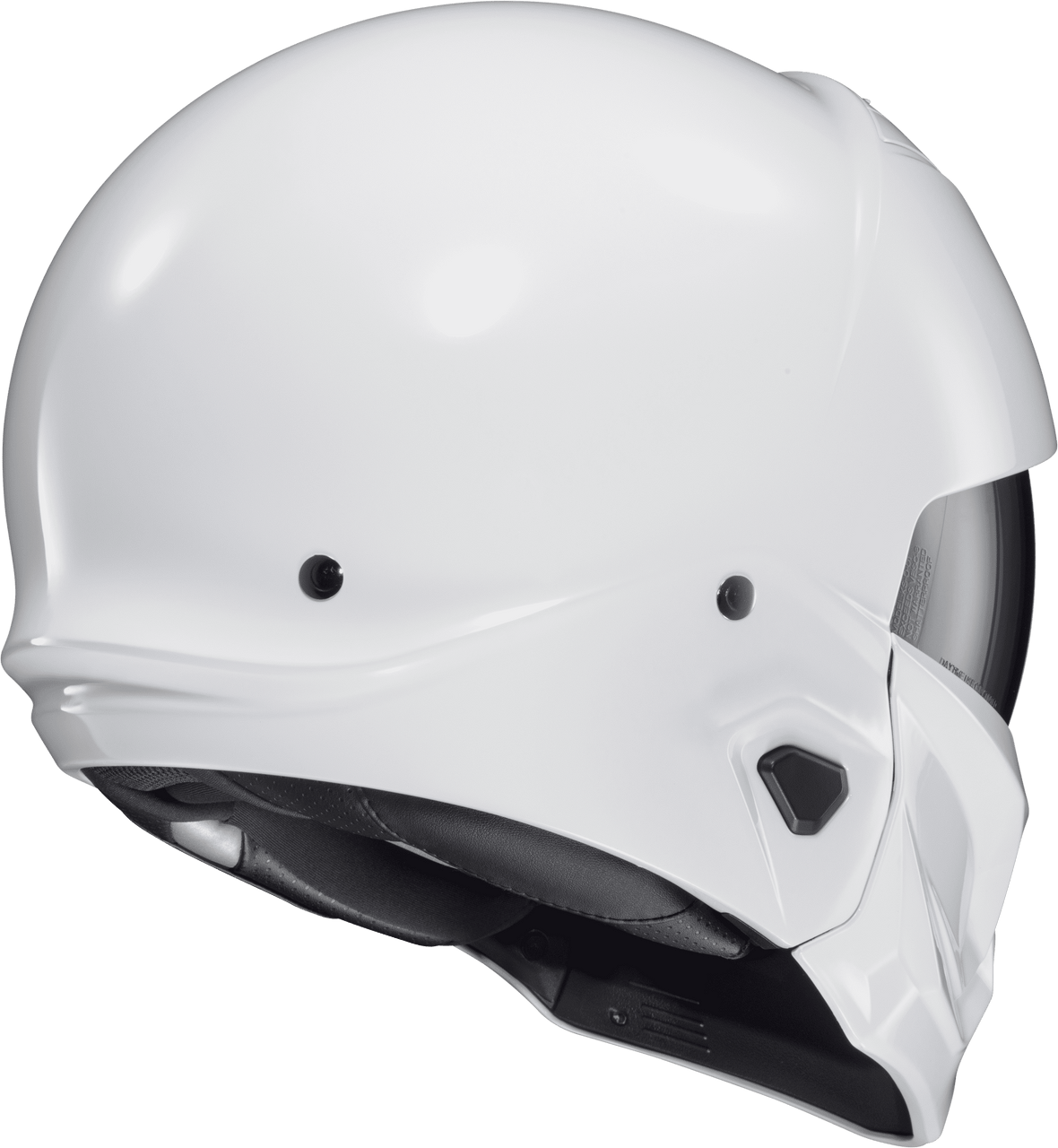 Scorpion-EXO-Covert-2-Solid-Open-Face-Motorcycle-Helmet-Gloss-White-back-side-view