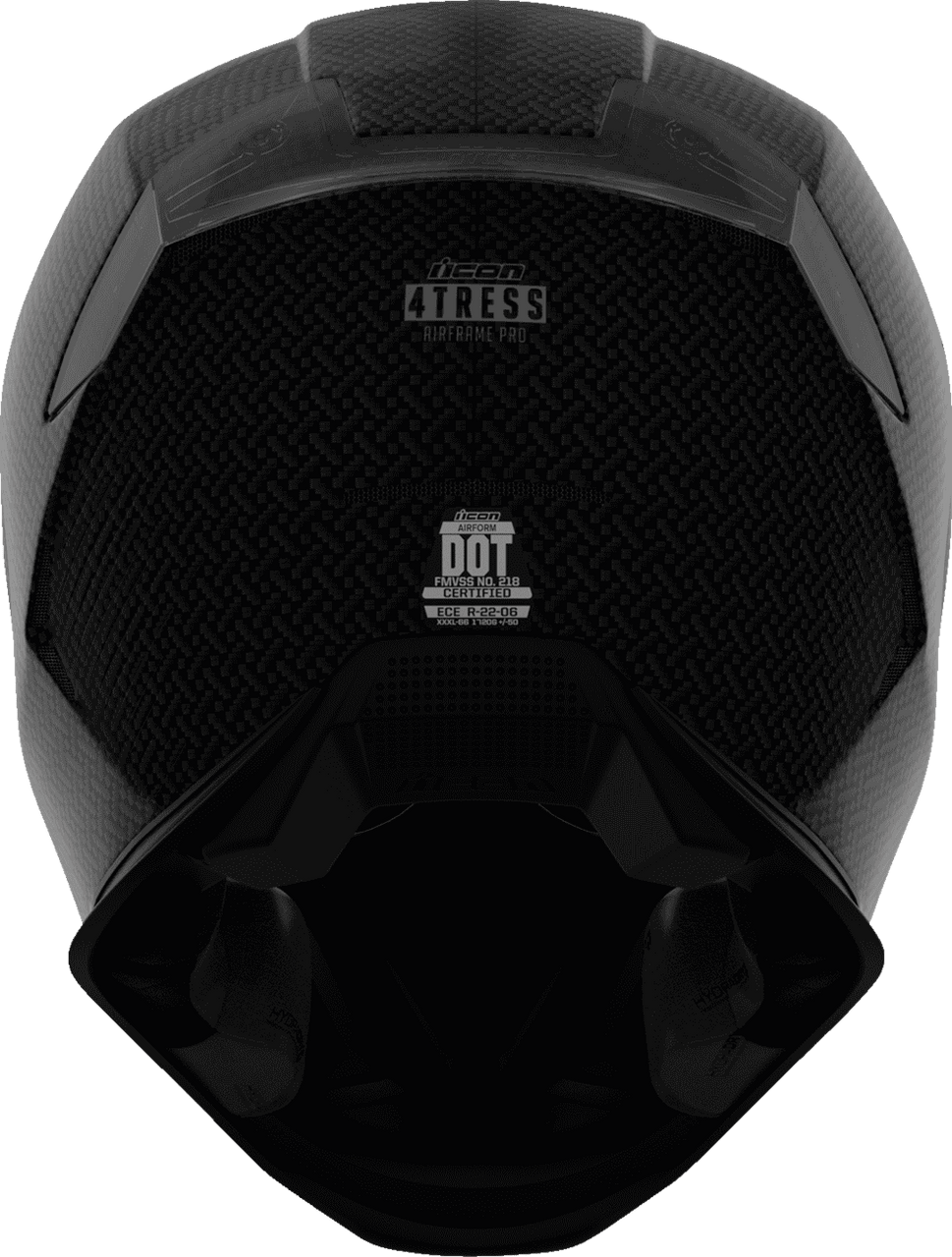 icon-airframe-pro-carbon-4tress-full-face-motorcycle-helmet-black-back-view