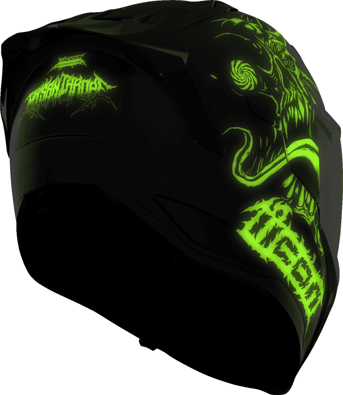 Icon Ultraflite Misanthrope Full Face Motorcycle Helmet