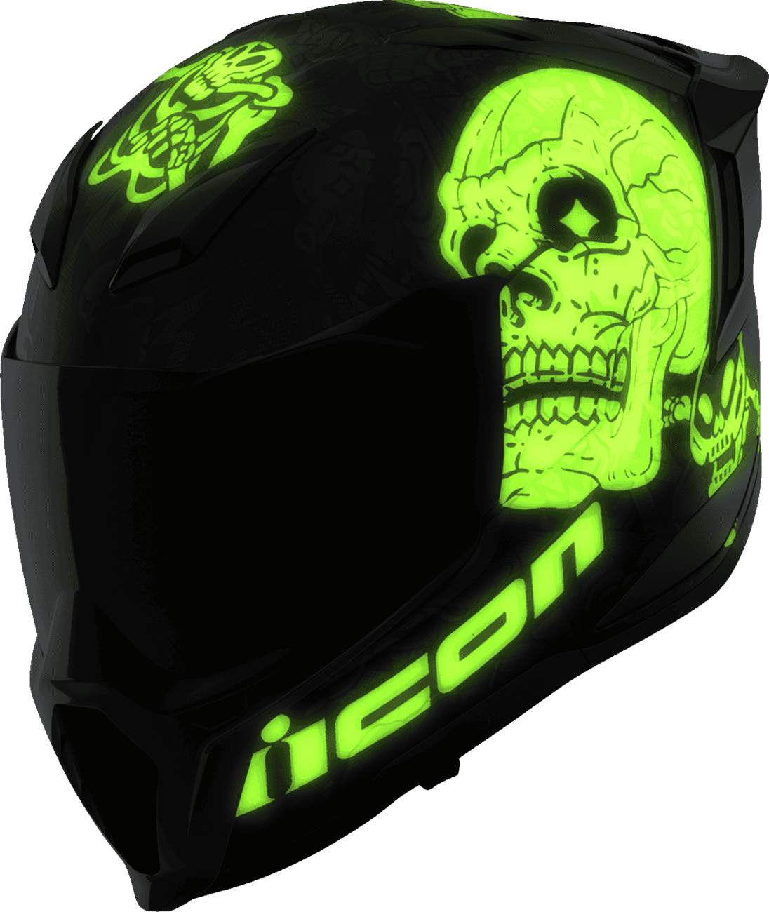 Icon Ultraflite Doodle 3 Full Face Motorcycle Helmet