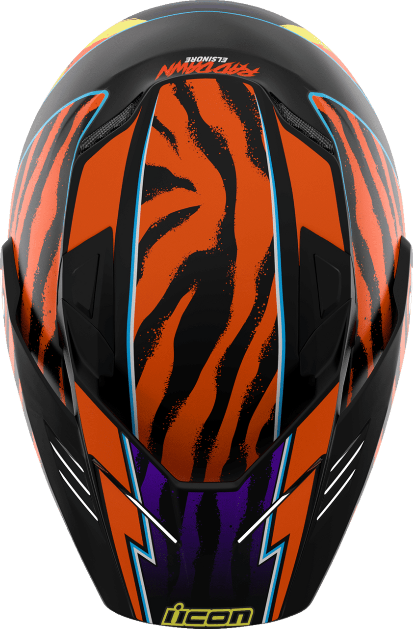 icon-elsinore-rad-dawn-modular-motorcycle-helmet-orange-top-view