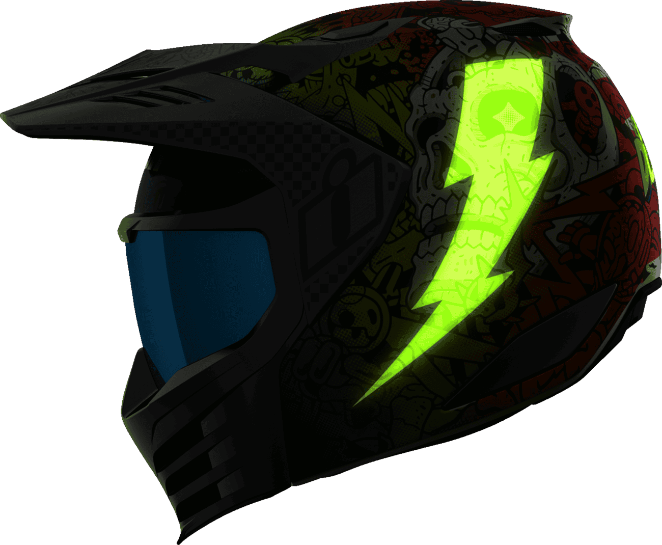 Icon Elsinore Doodle 3 Modular Motorcycle Helmet