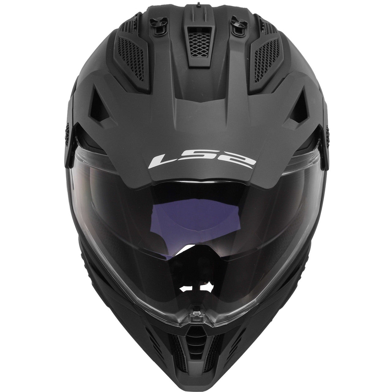 ls2-blaze-ii-solid-adventure-motorcycle-helmet-w-sunshield-black-matte-top-view