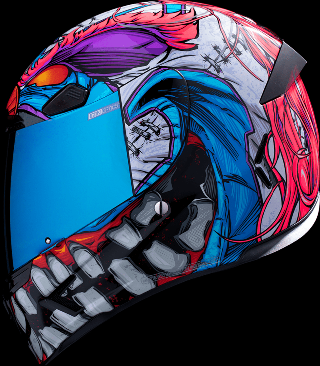 icon-airframe-pro-krazy-klown-2-full-face-motorcycle-helmet-detail