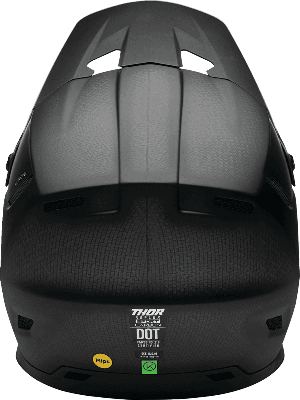 thor-reflex-sport-carbon-stealth-mips-motorcycle-helmet-back-view