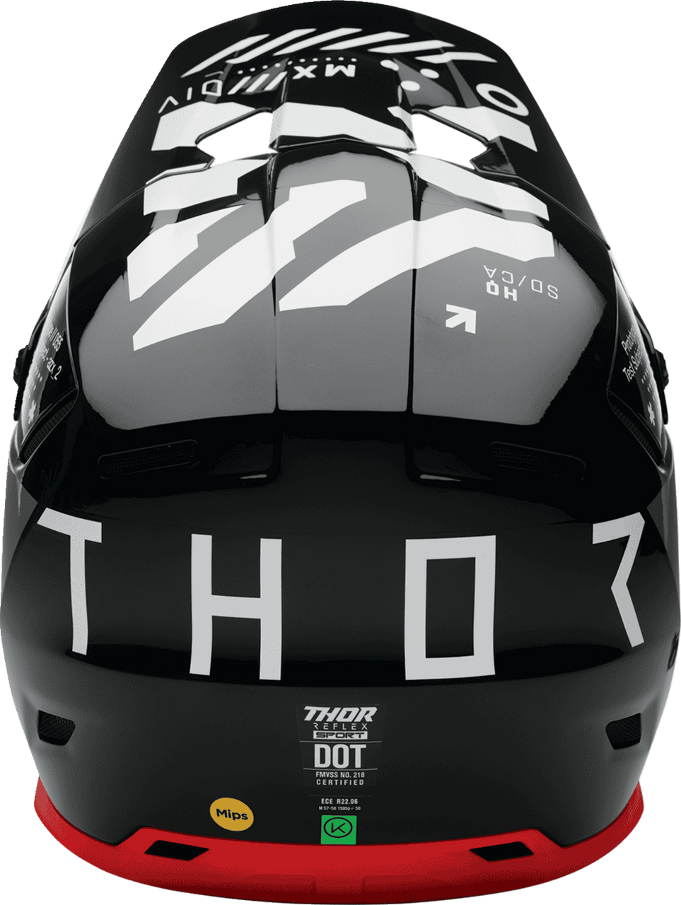 thor-reflex-sport-strike-mips-motorcycle-helmet-black-red-back-view