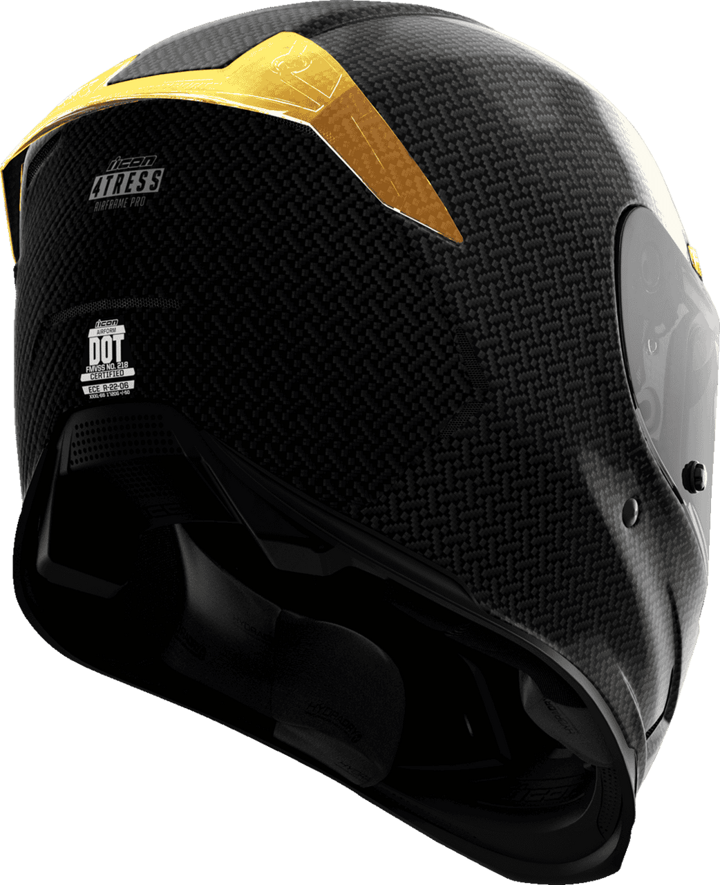 icon-airframe-pro-carbon-4tress-full-face-motorcycle-helmet-yellow-back-side-view