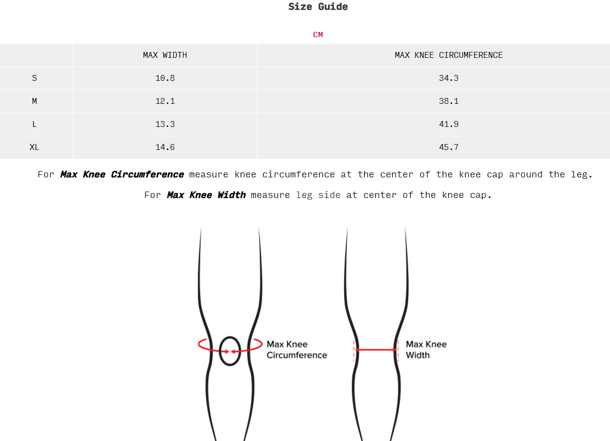 evs-rs9-knee-braces-size-chart-CM