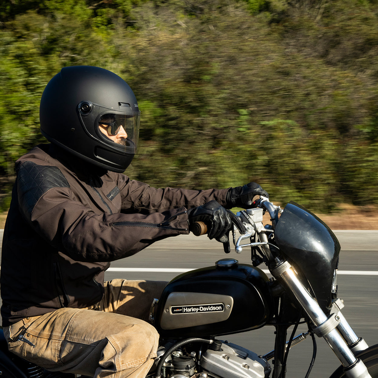 Biltwell-Gringo-SV-Solid-Full-Face-Motorcycle-Helmet-Flat-Black-pic