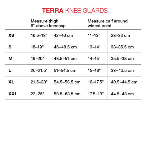 g-form-terra-mountain-bike-knee-guards-size-chart