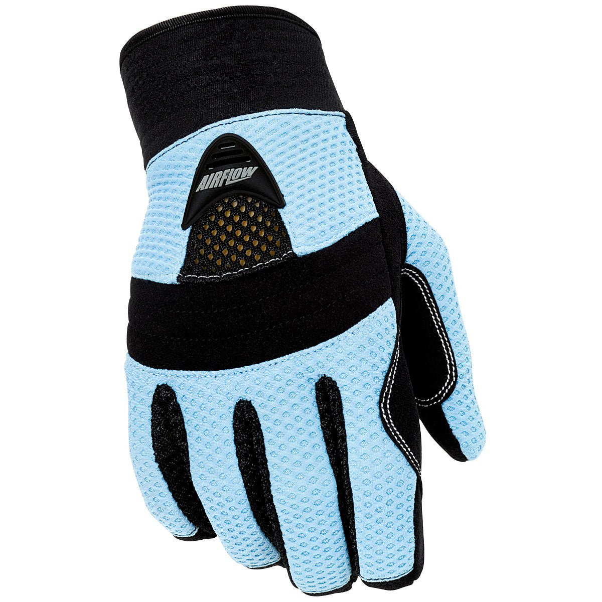 Tour Master Women's Airflow Mesh Motorcycle Gloves - Light Blue