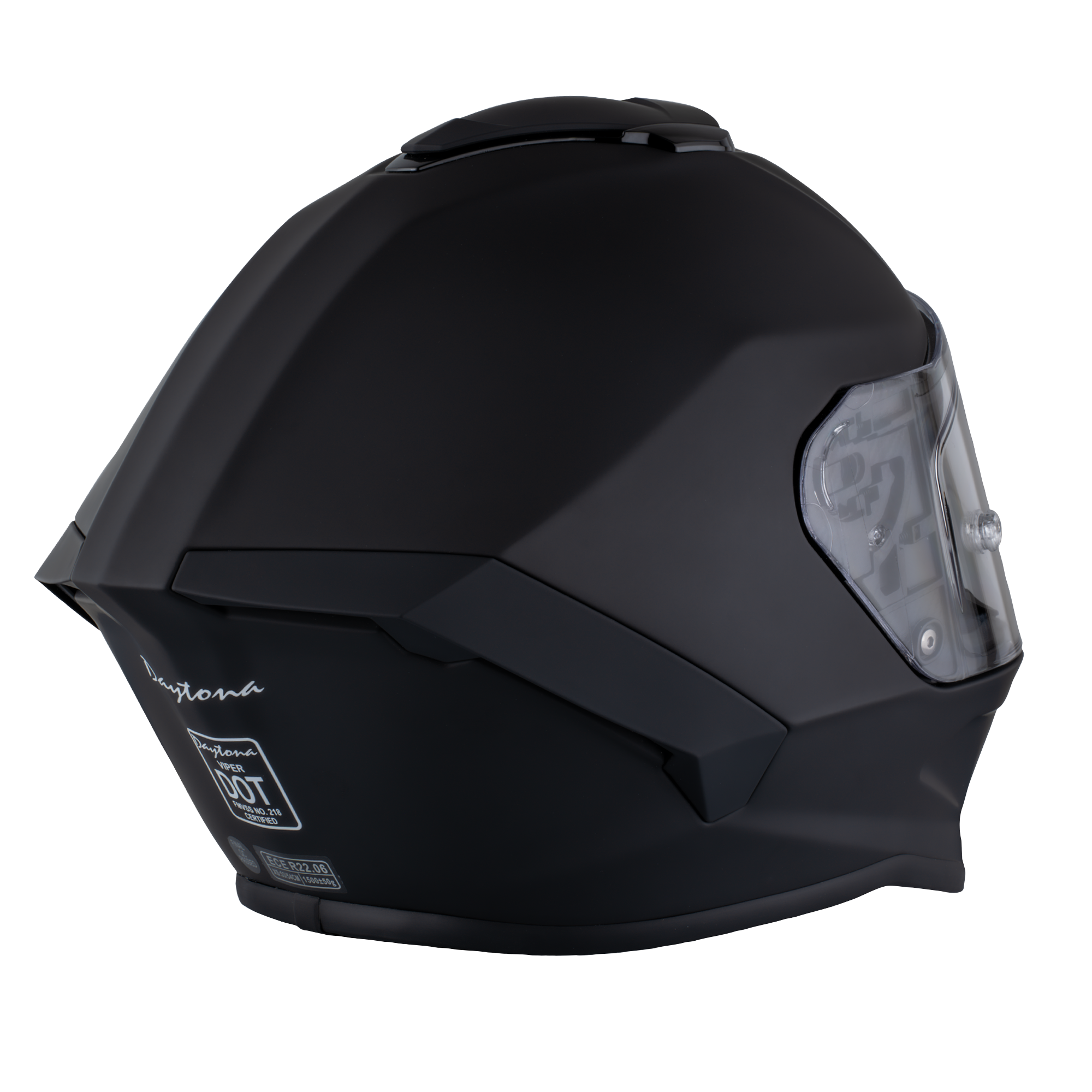 Daytona Viper Solid Full Face Motorcycle Helmet