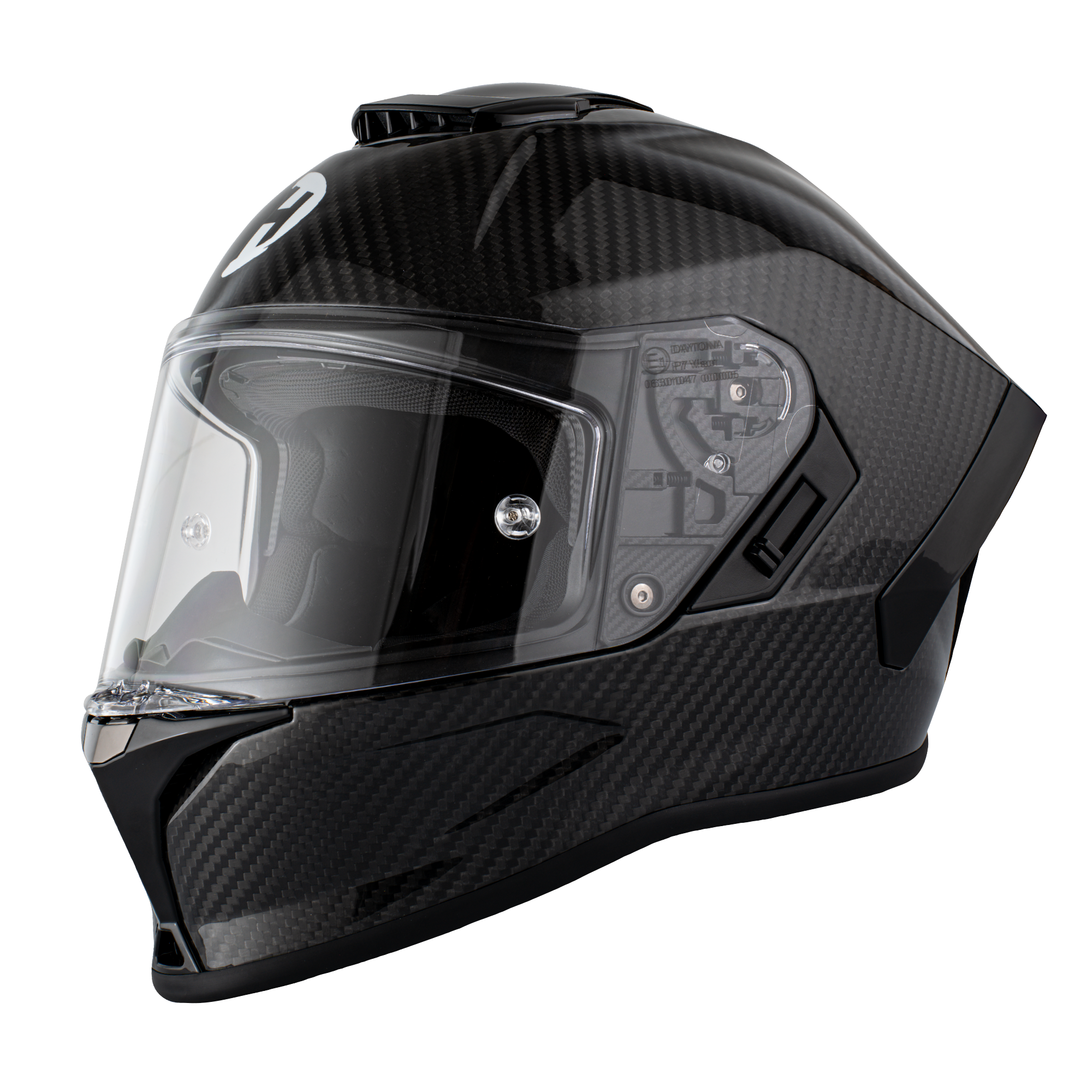 Daytona Viper Carbon Fiber Full Face Motorcycle Helmet